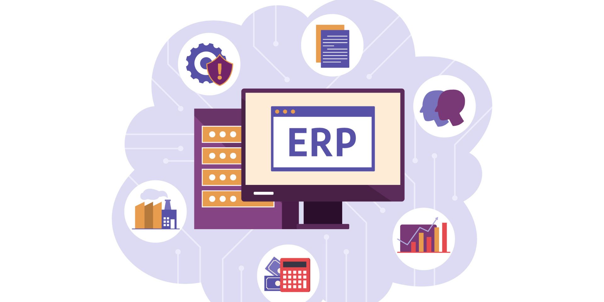 Team using ERP software to manage business operations in Dubai